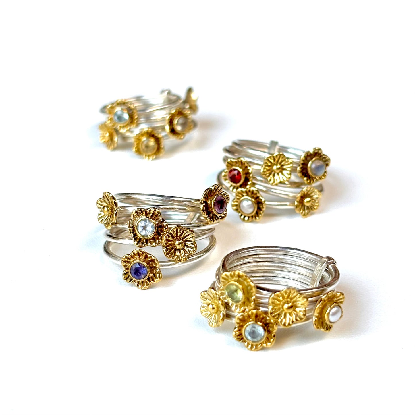 Flower stacking ring