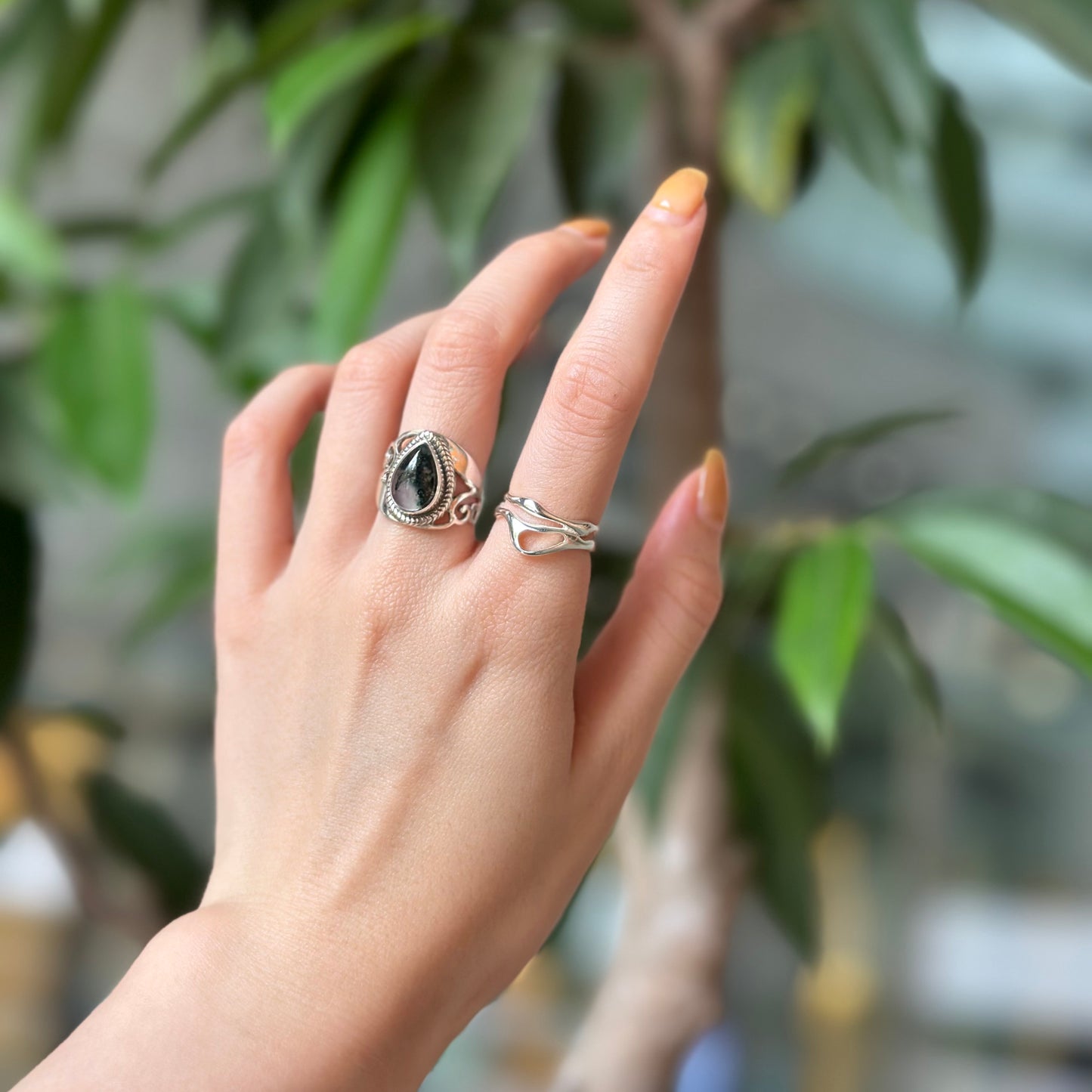 Silver925 plain ring 116
