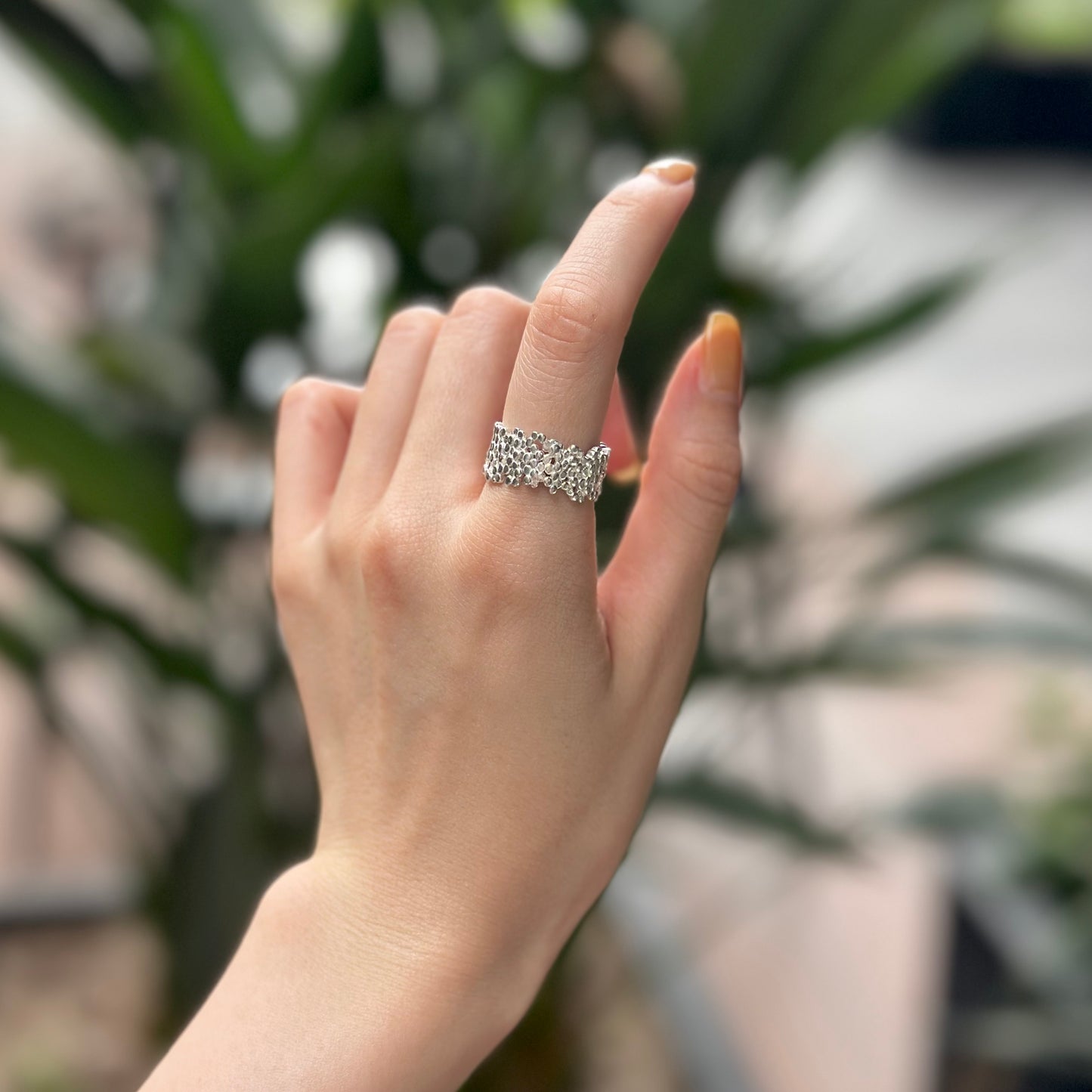 Silver925 plain ring 61