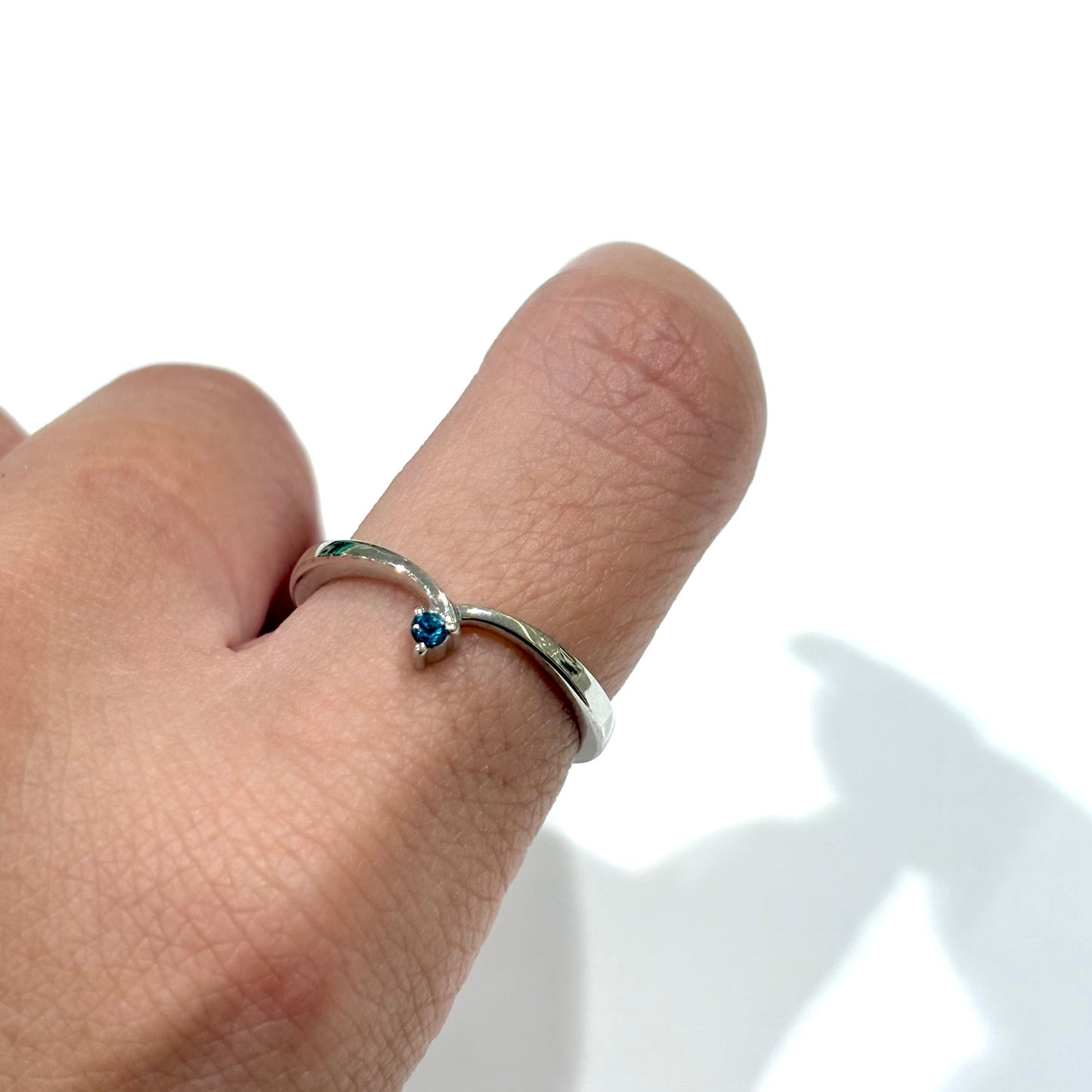 Silver925 V design ring 5