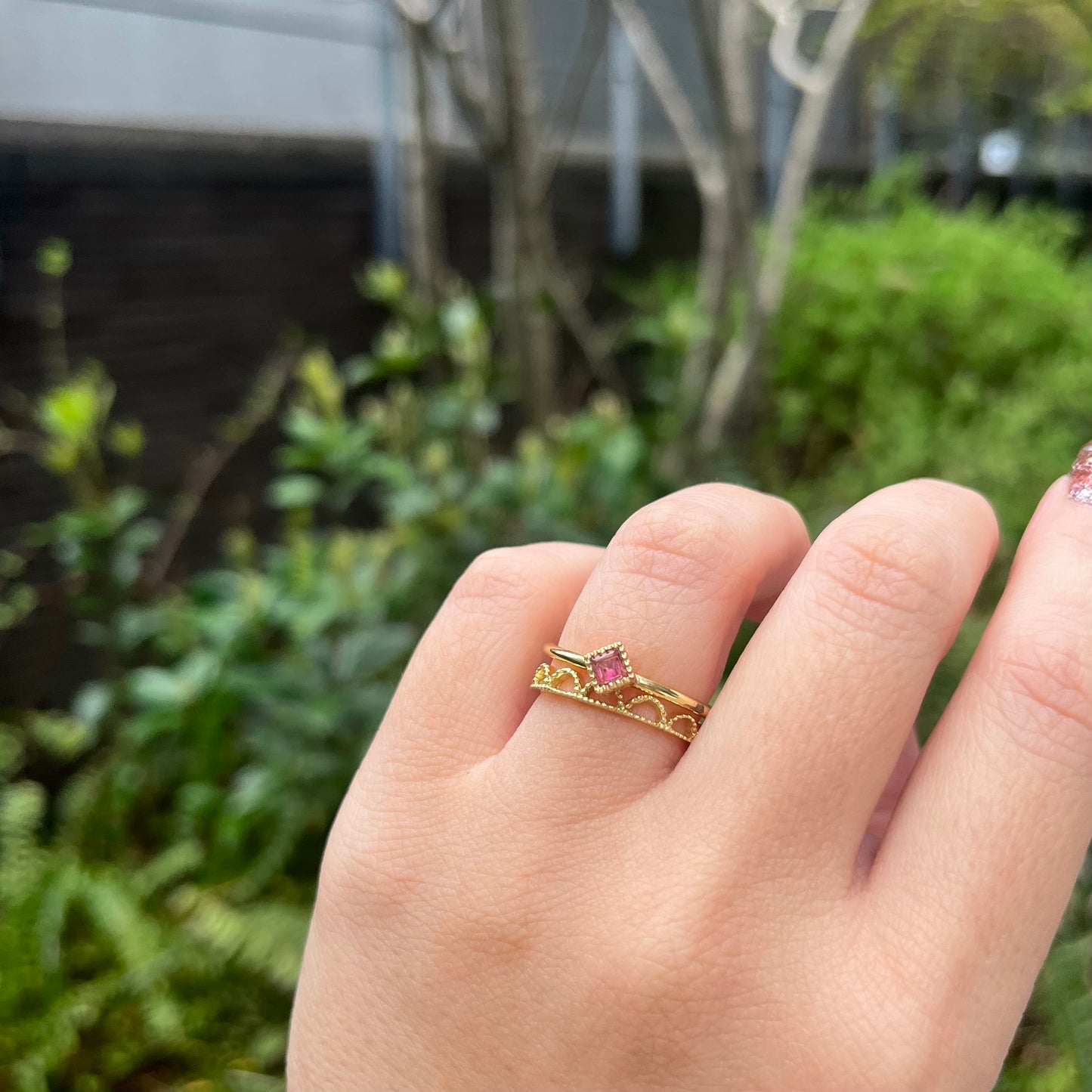 Brass petit ring 68