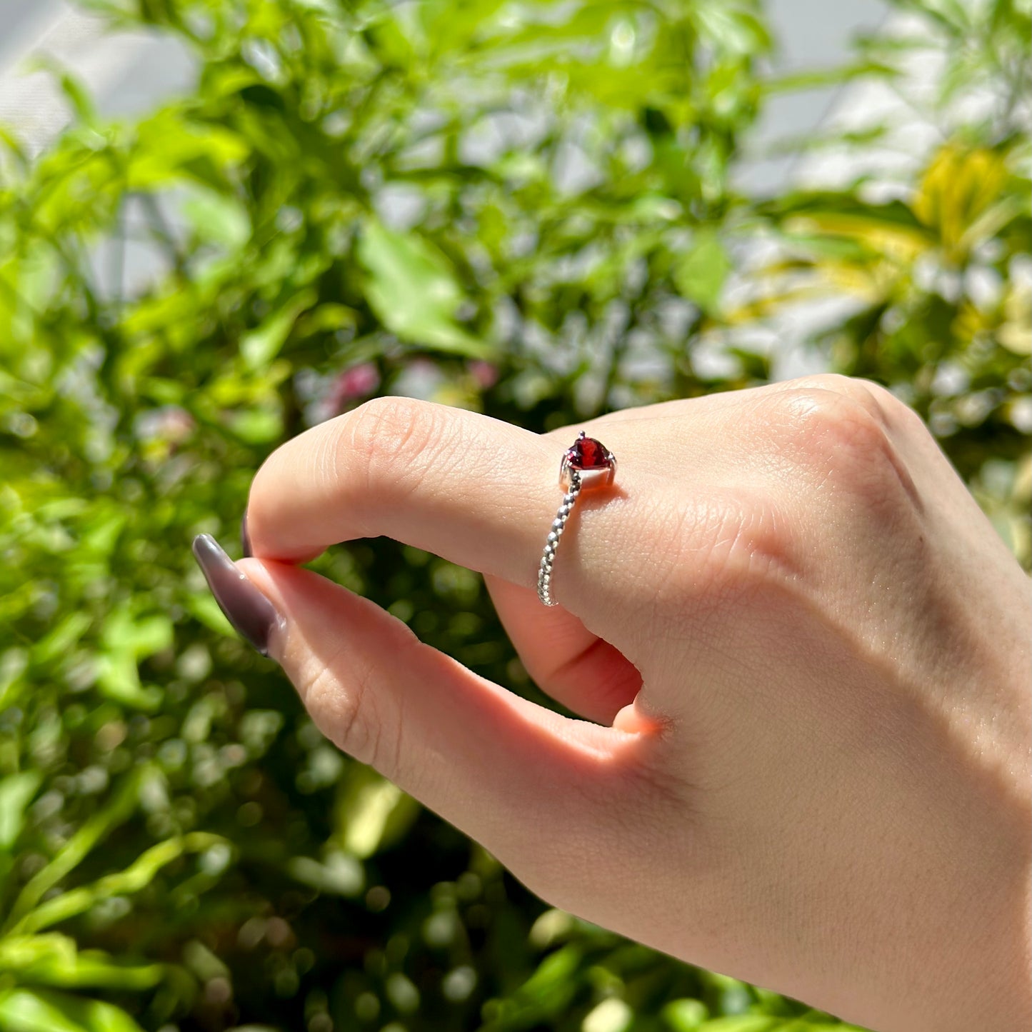 Silver925 Heart petit ring 2