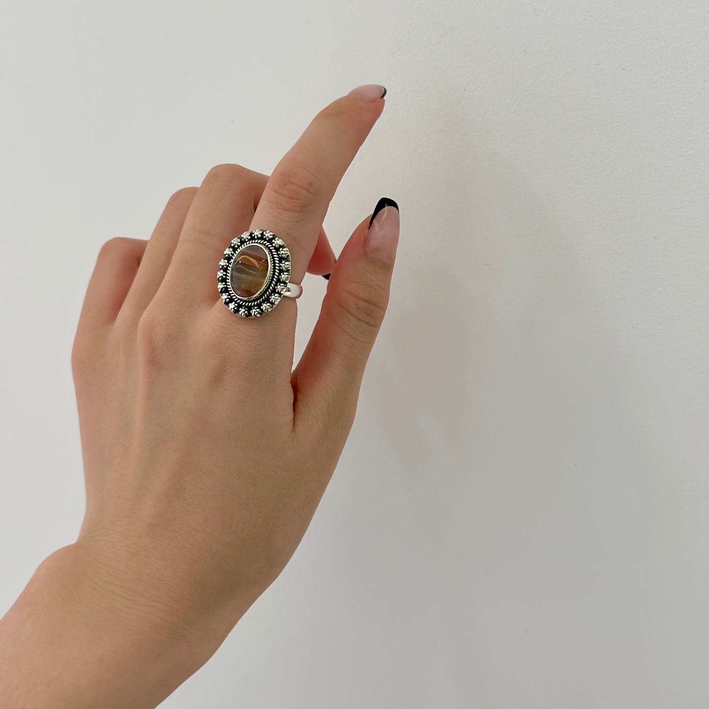 Flower design ring 14