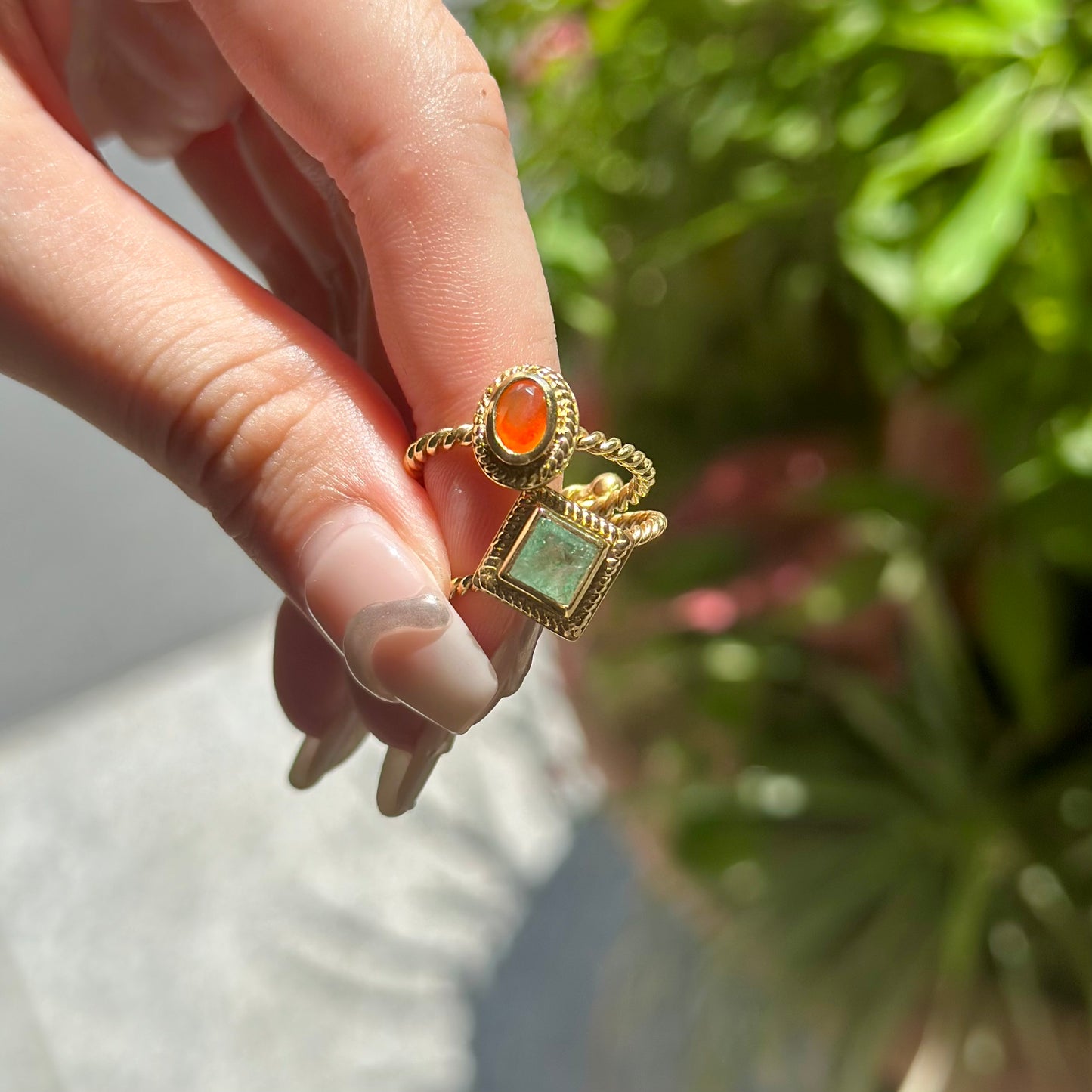 Brass petit ring 12