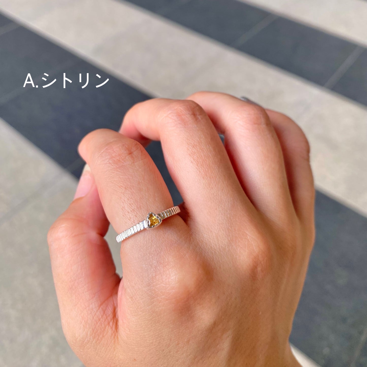 Silver925 petit ring 19