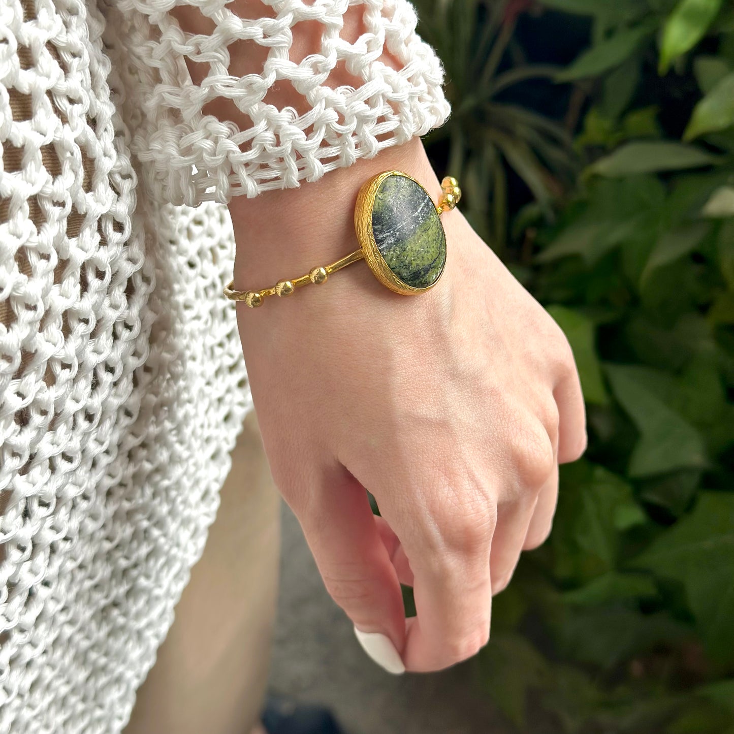 Brass design bangle