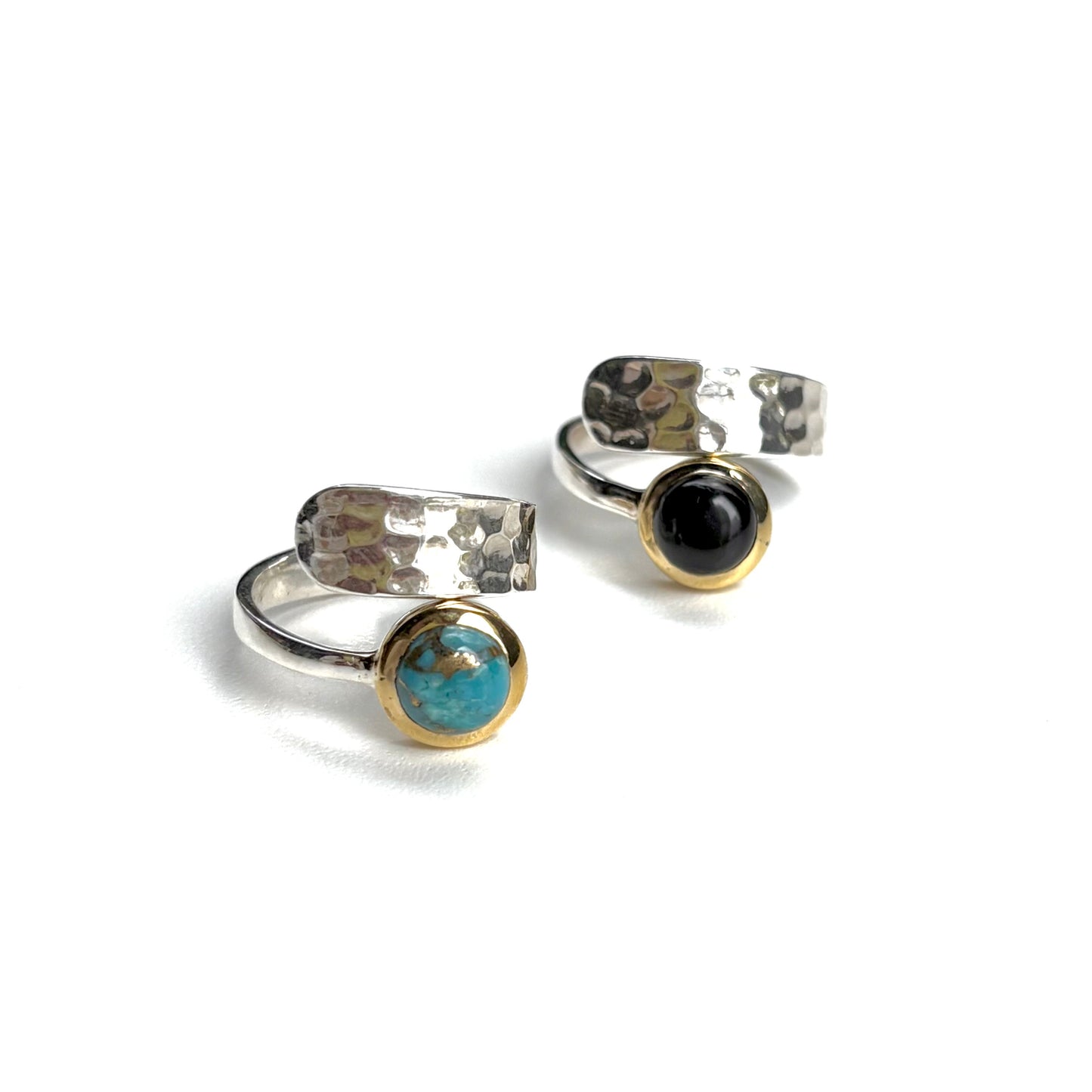 Silver925×Brass design ring 3