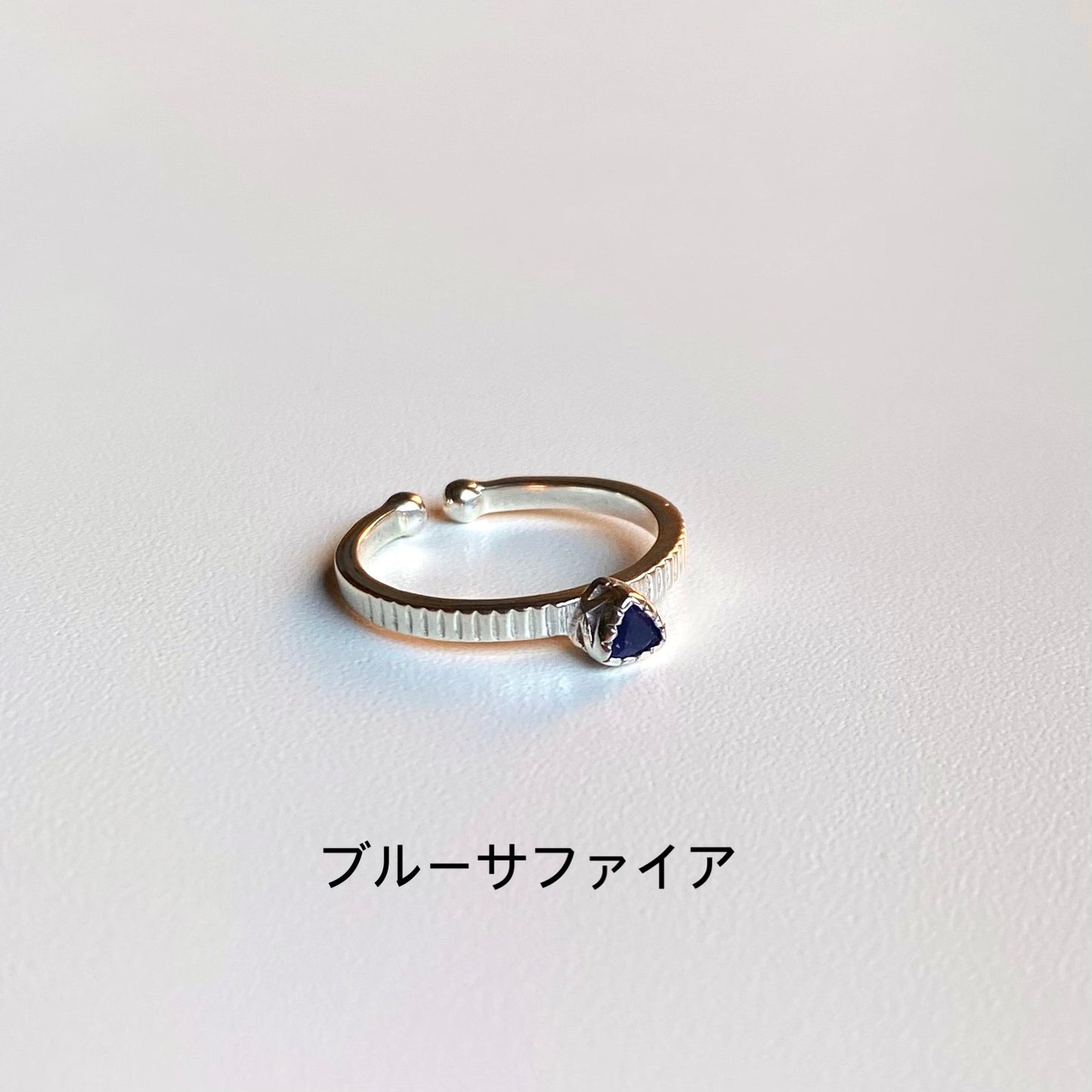 Silver925 petit ring〈triangle〉