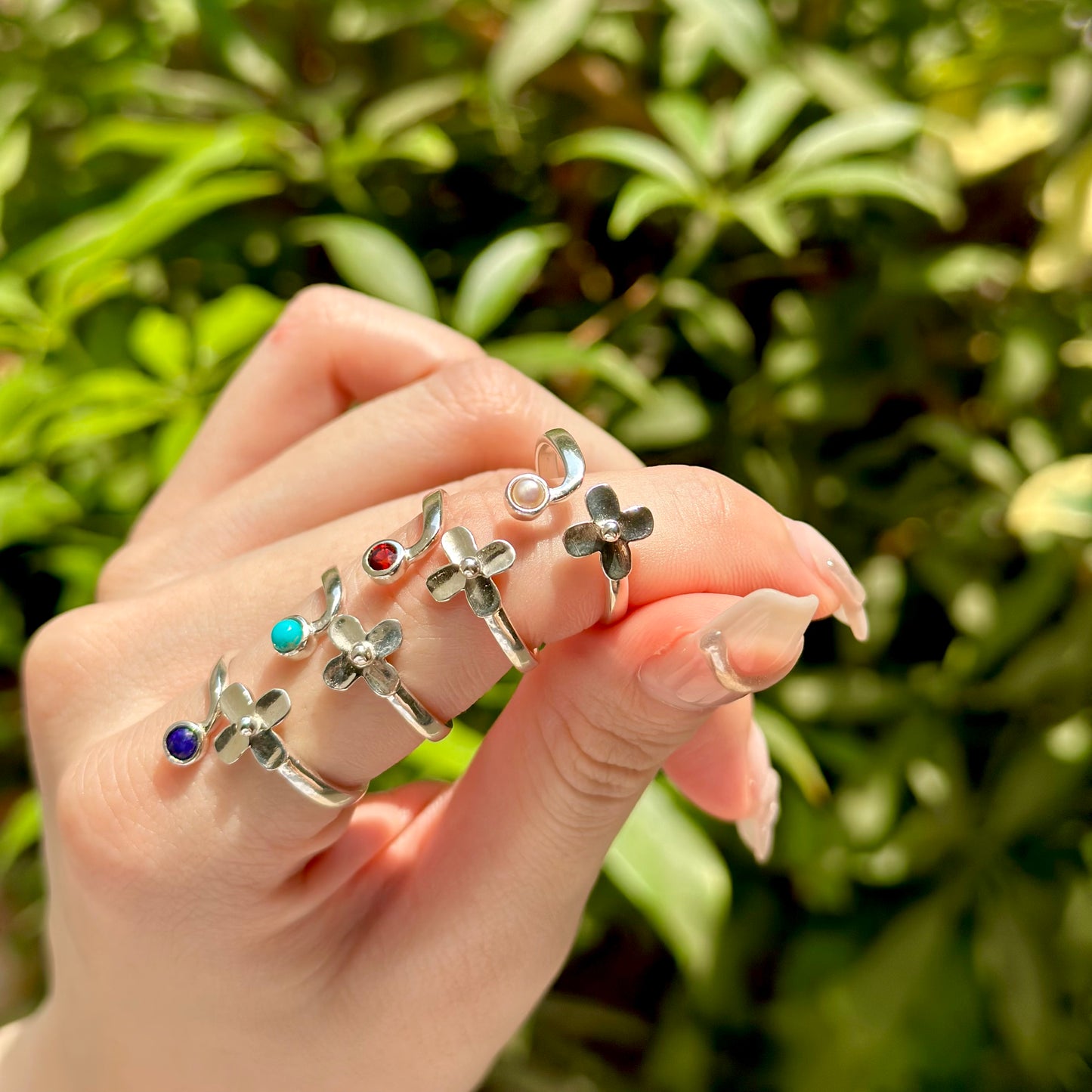 Flower design ring 4