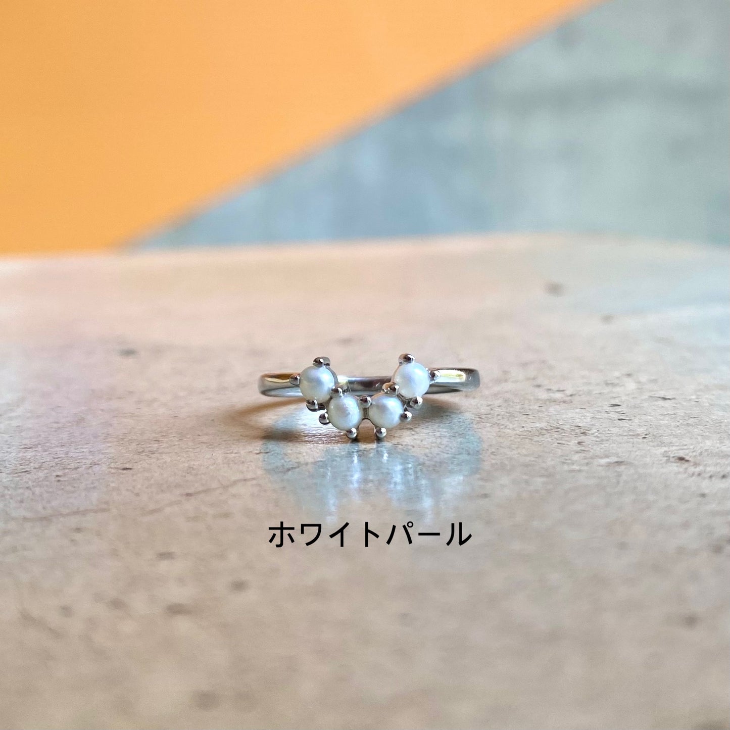Silver925 4stone ring