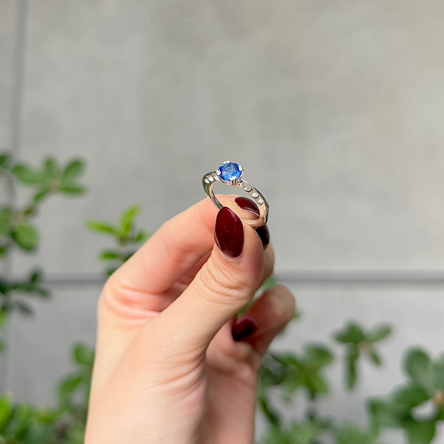Heart design ring 〈Kyanite〉