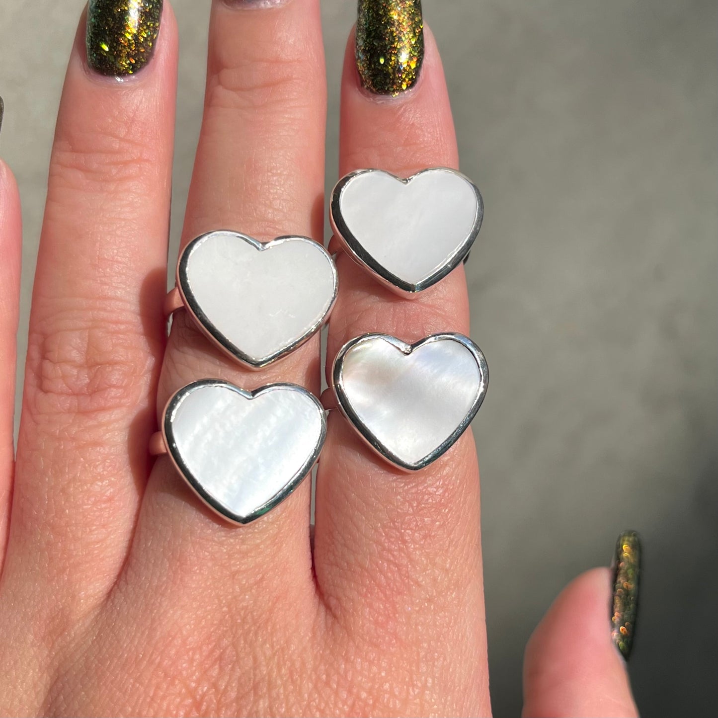 Heart design ring 11