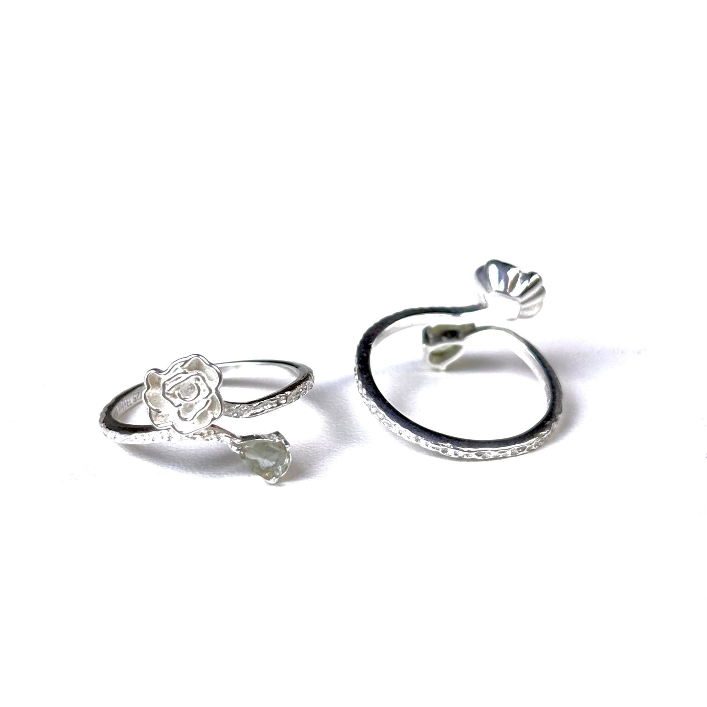 Flower design ring 19