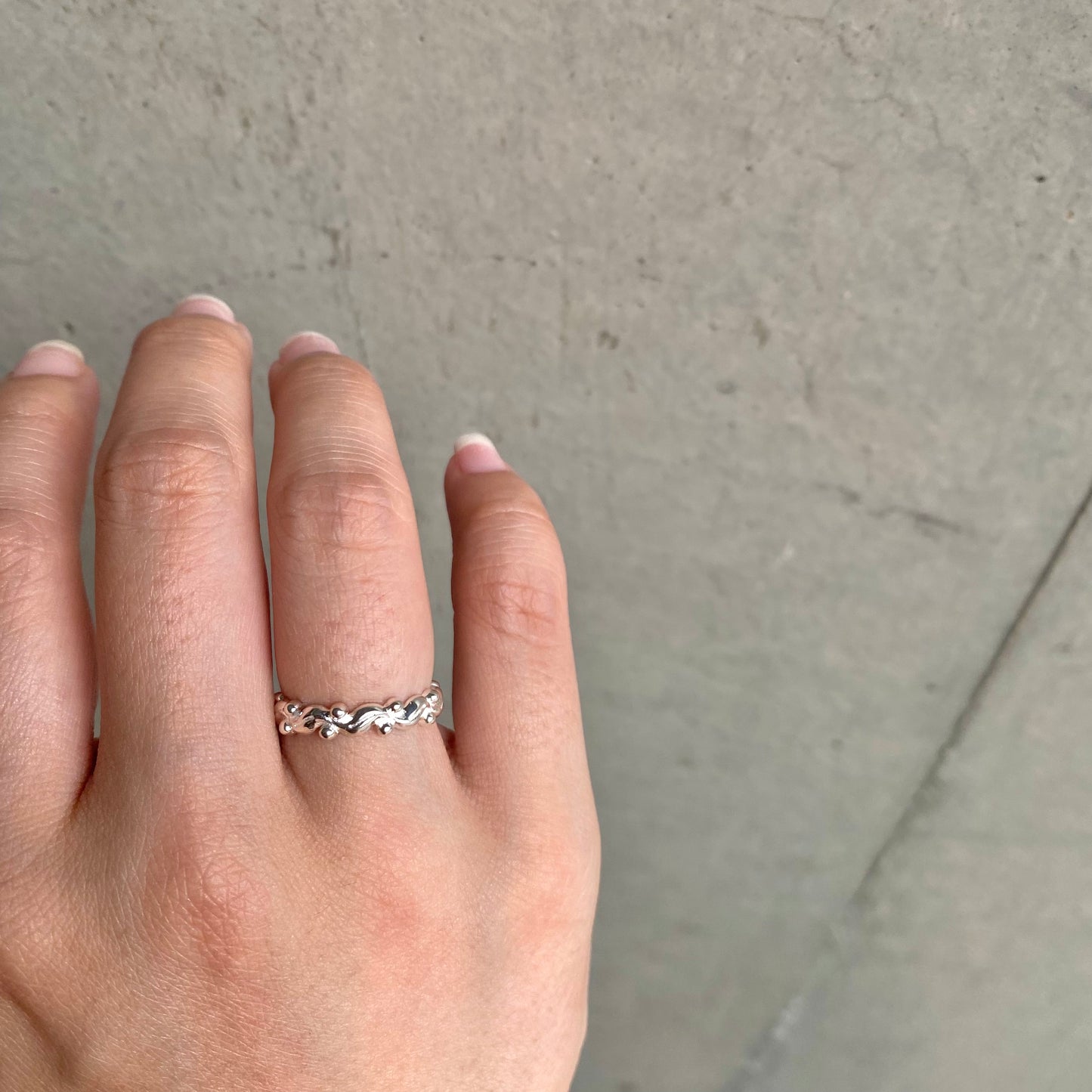 Silver925 plain ring 63