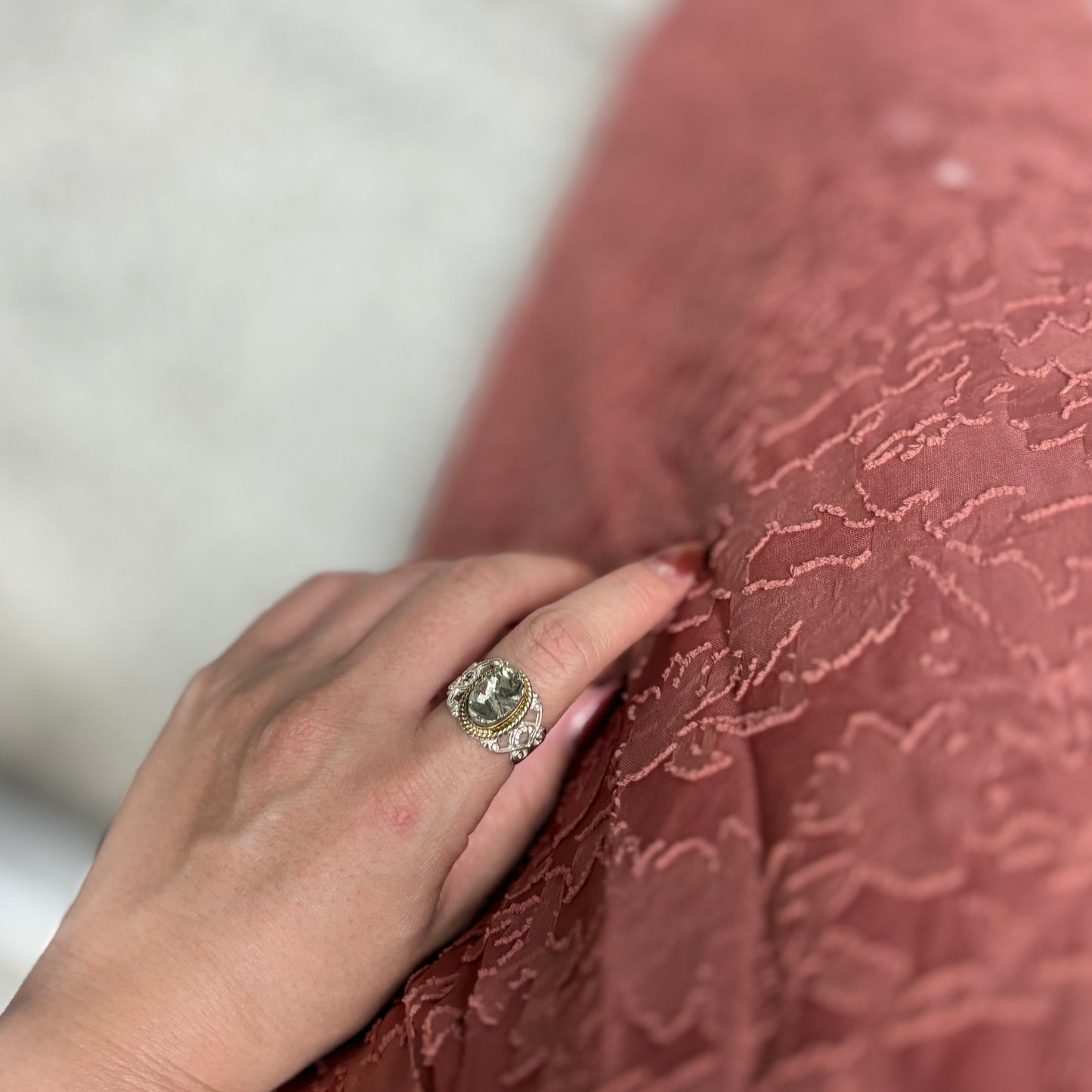 Connect ring〈 Druzy 〉