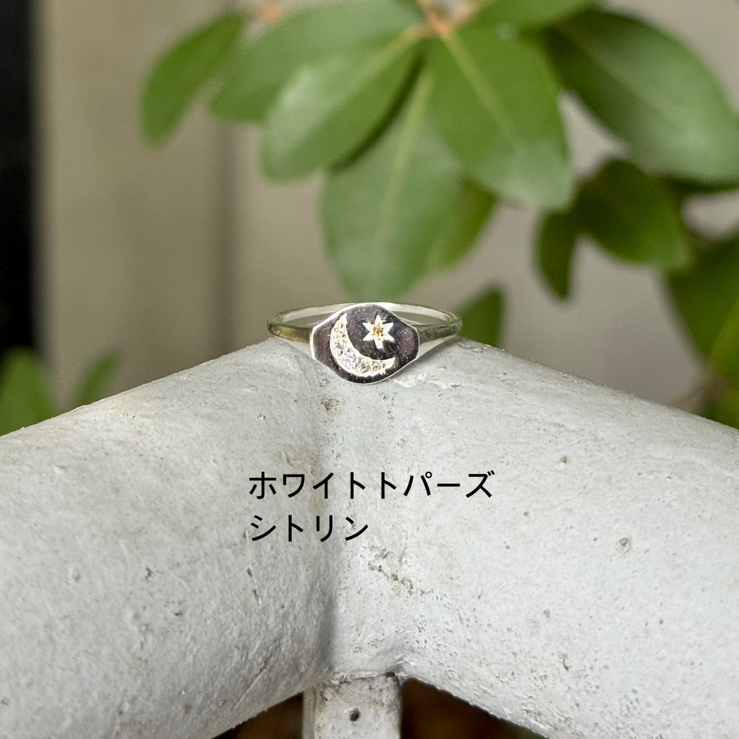 Moon&Star design ring