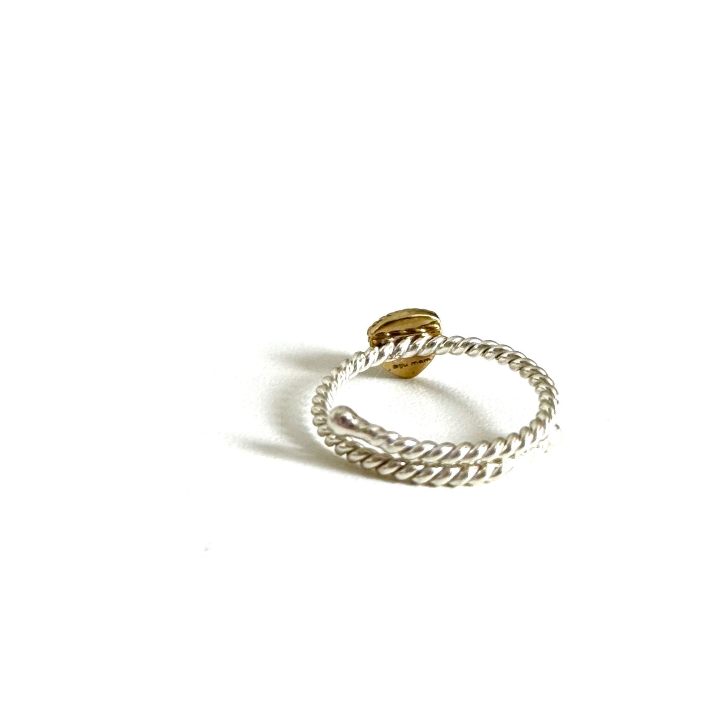Silver925×Brass petit ring 1