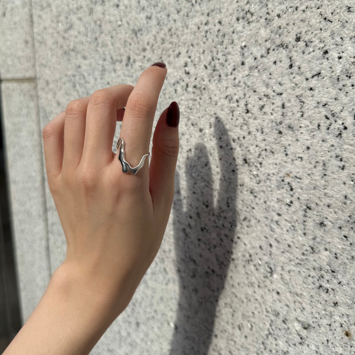 Silver925 plain ring 44