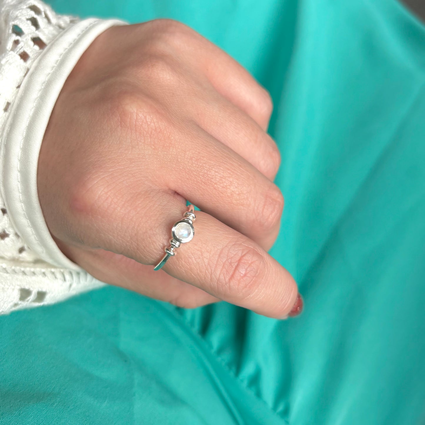Silver925 design ring 70