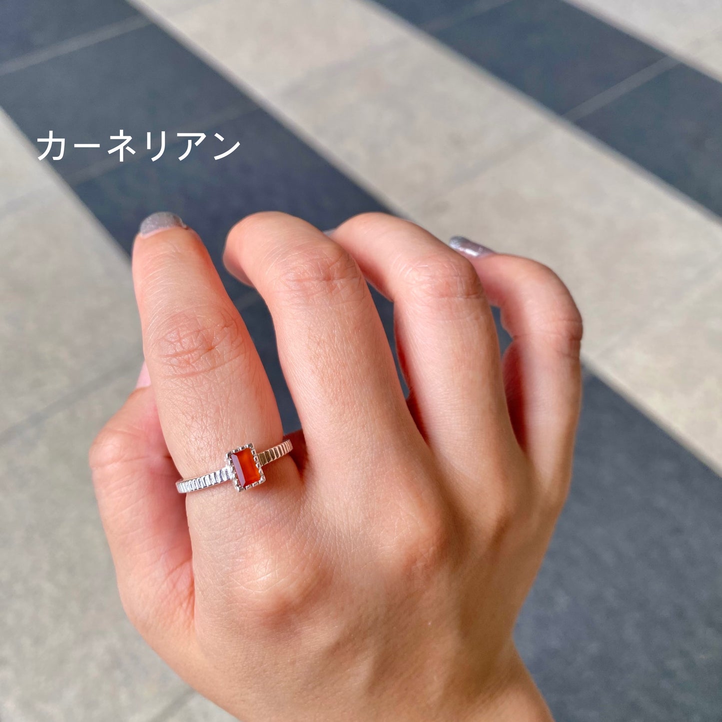 Silver925 petit ring 17