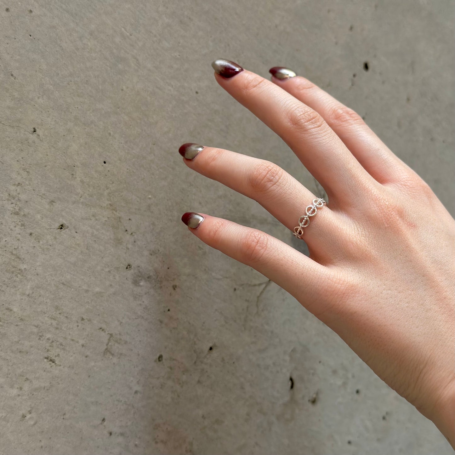 Silver925 plain ring 78