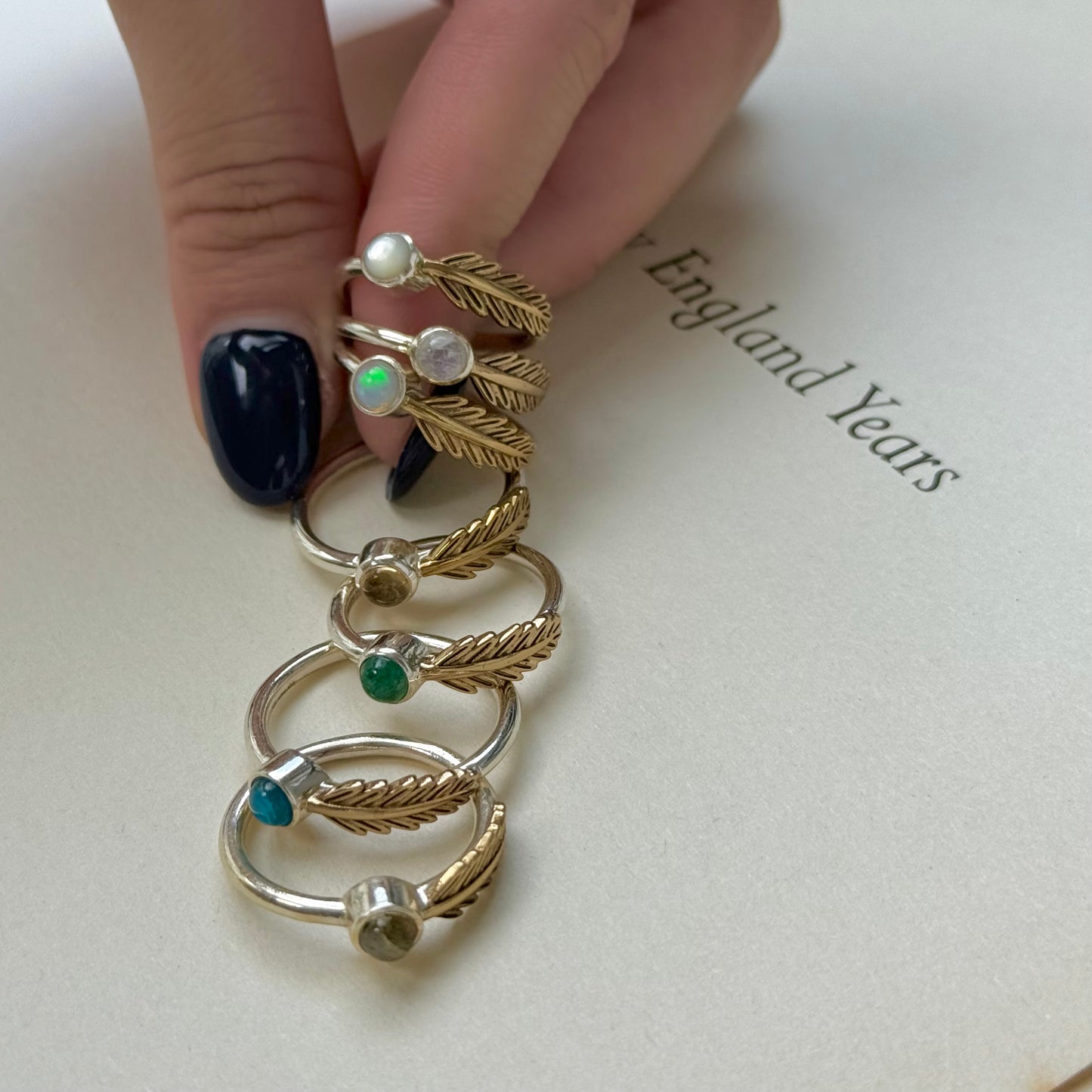 Feather design ring 1