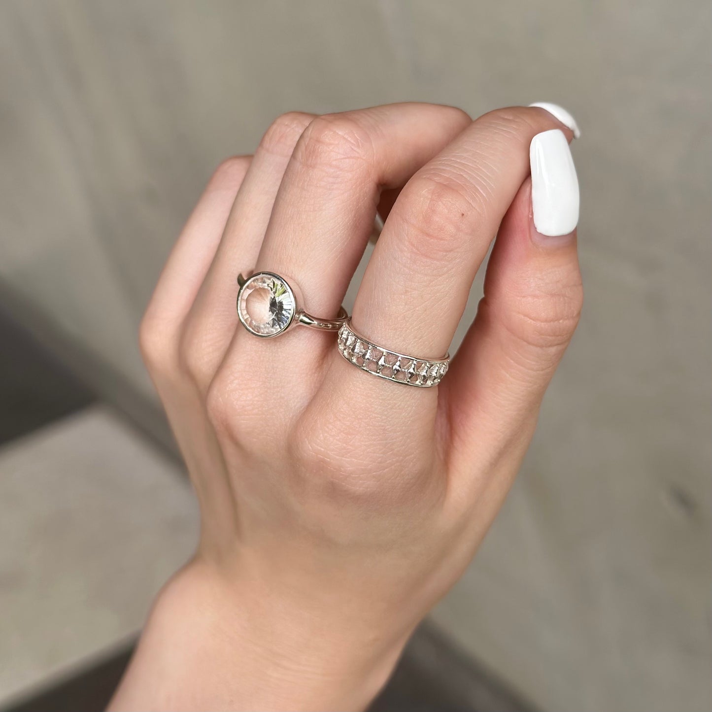 Crystal ring
