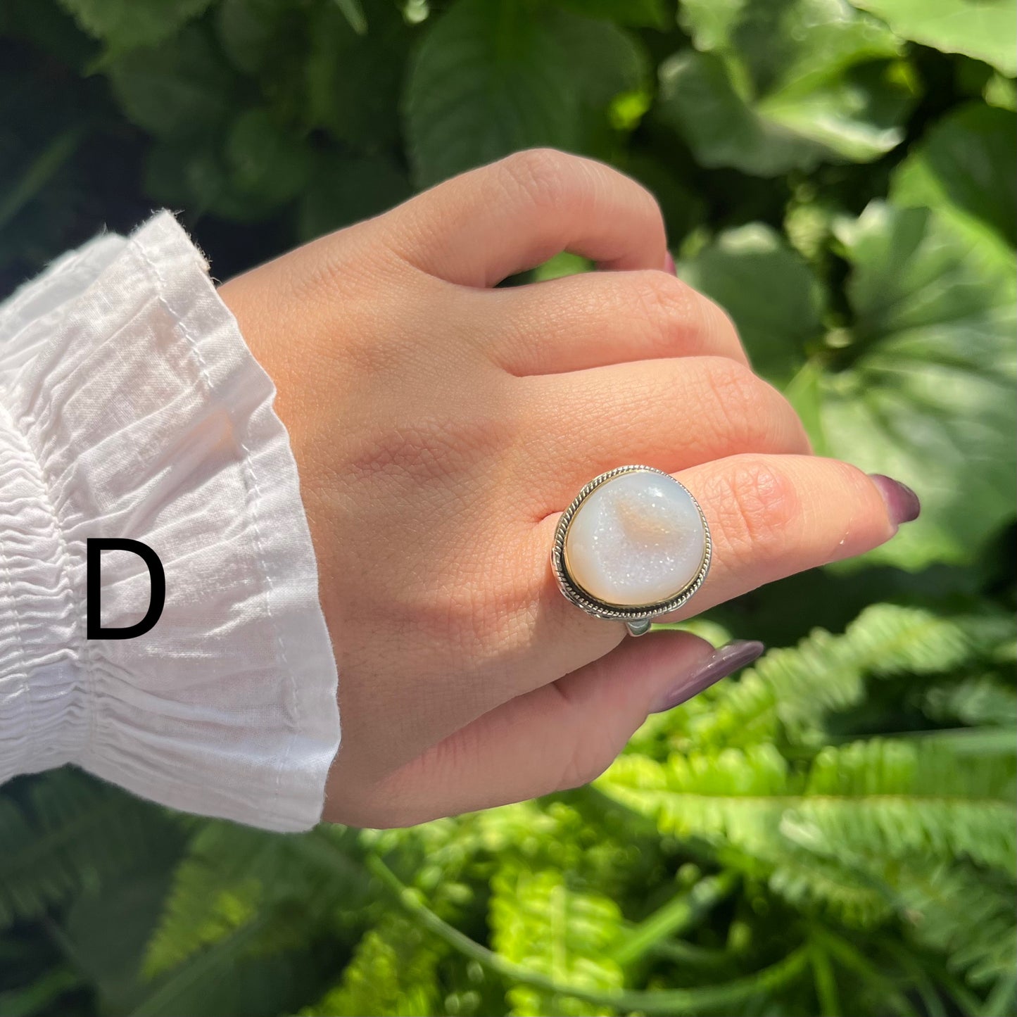 Window druzy ring 2