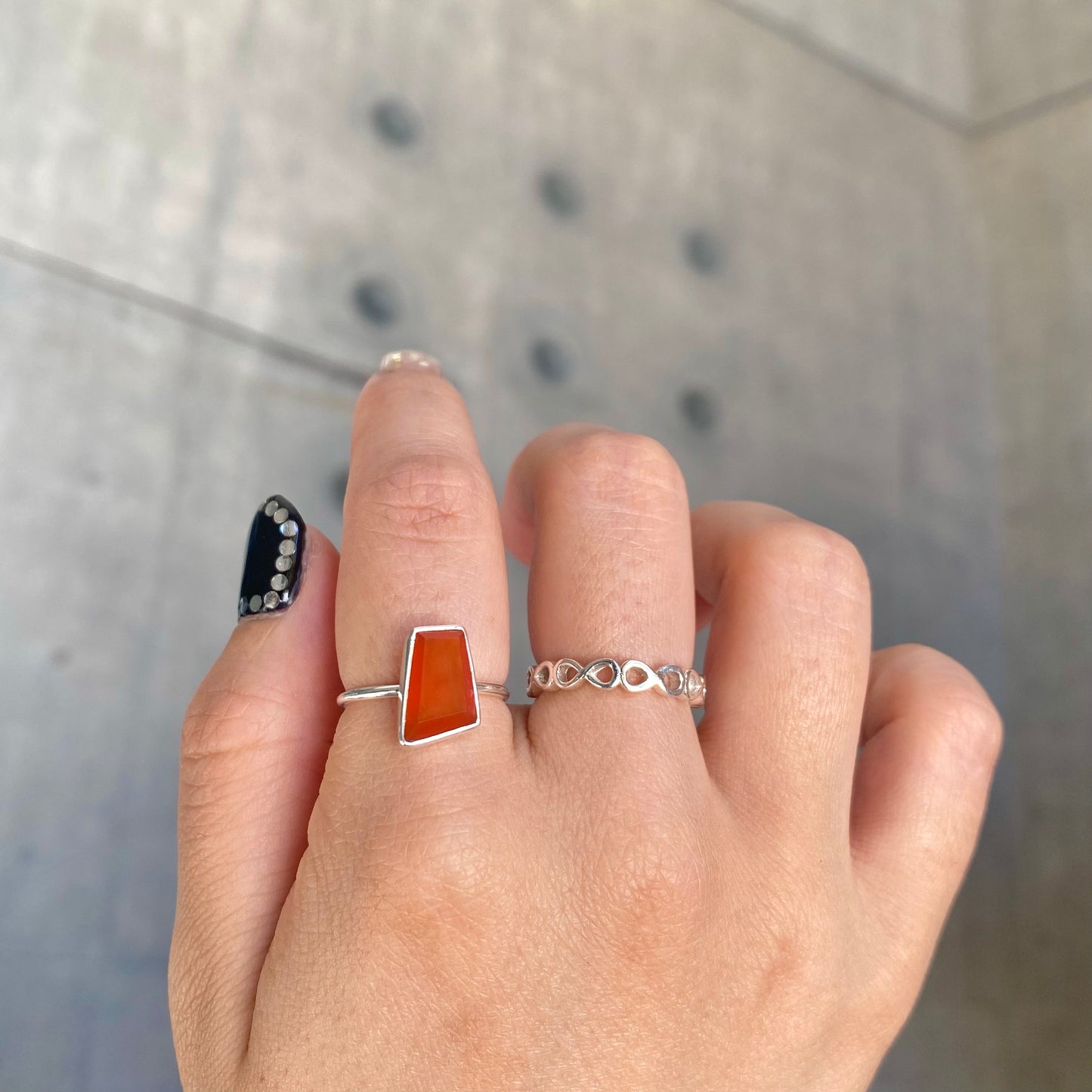 Silver925 1stone ring 7