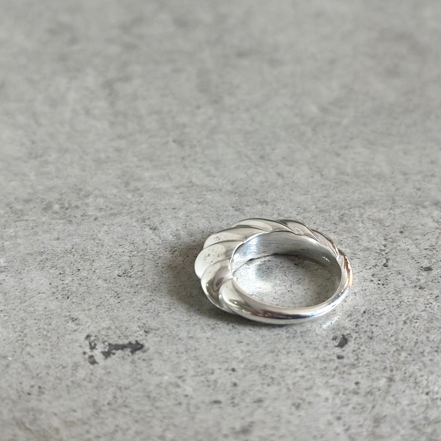 Silver925 plain ring 127