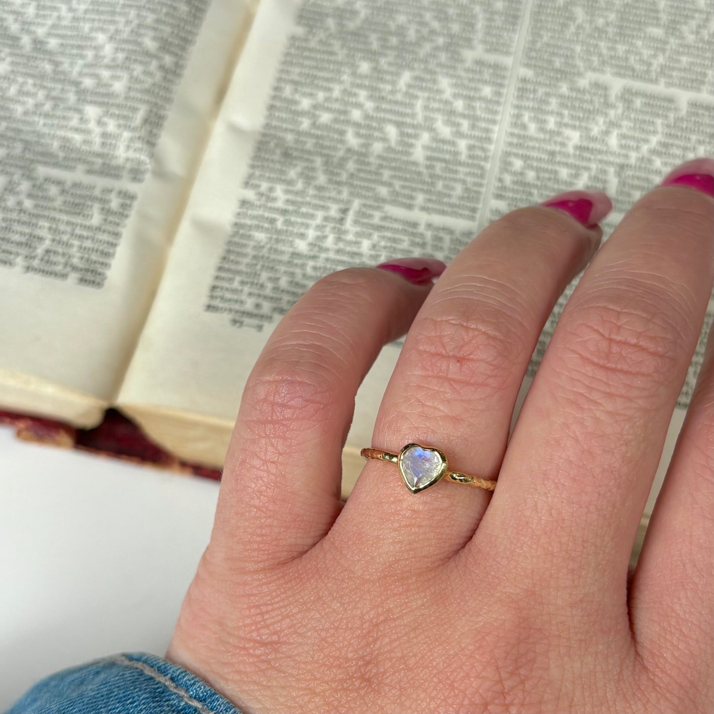 Brass Heart petit ring