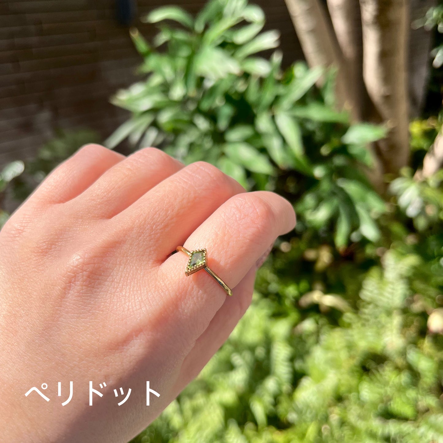 Brass petit ring 66