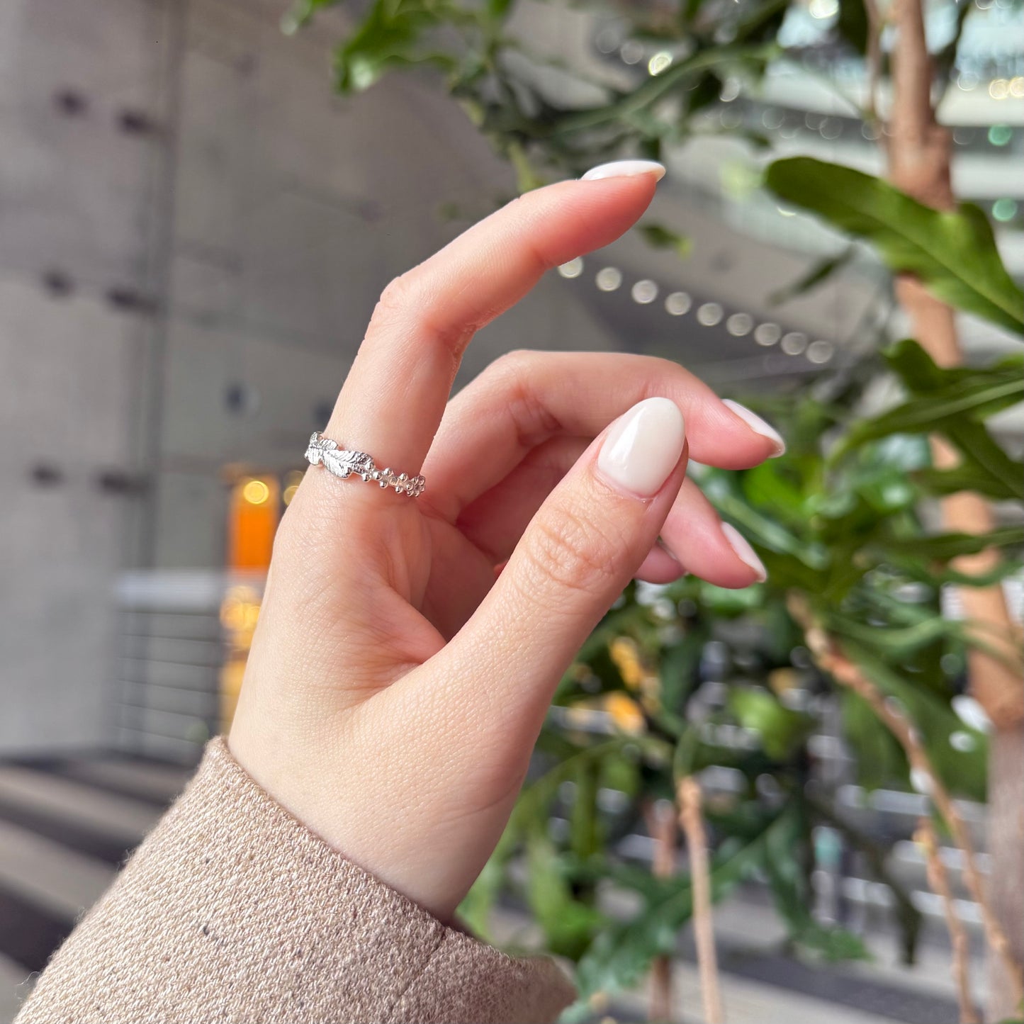 Silver925 plain ring 142