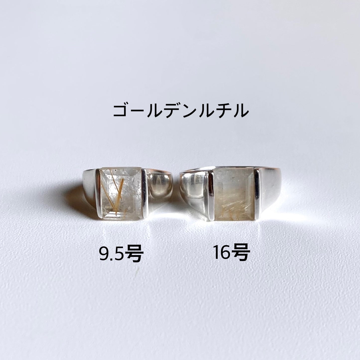 Silver925 square ring 7