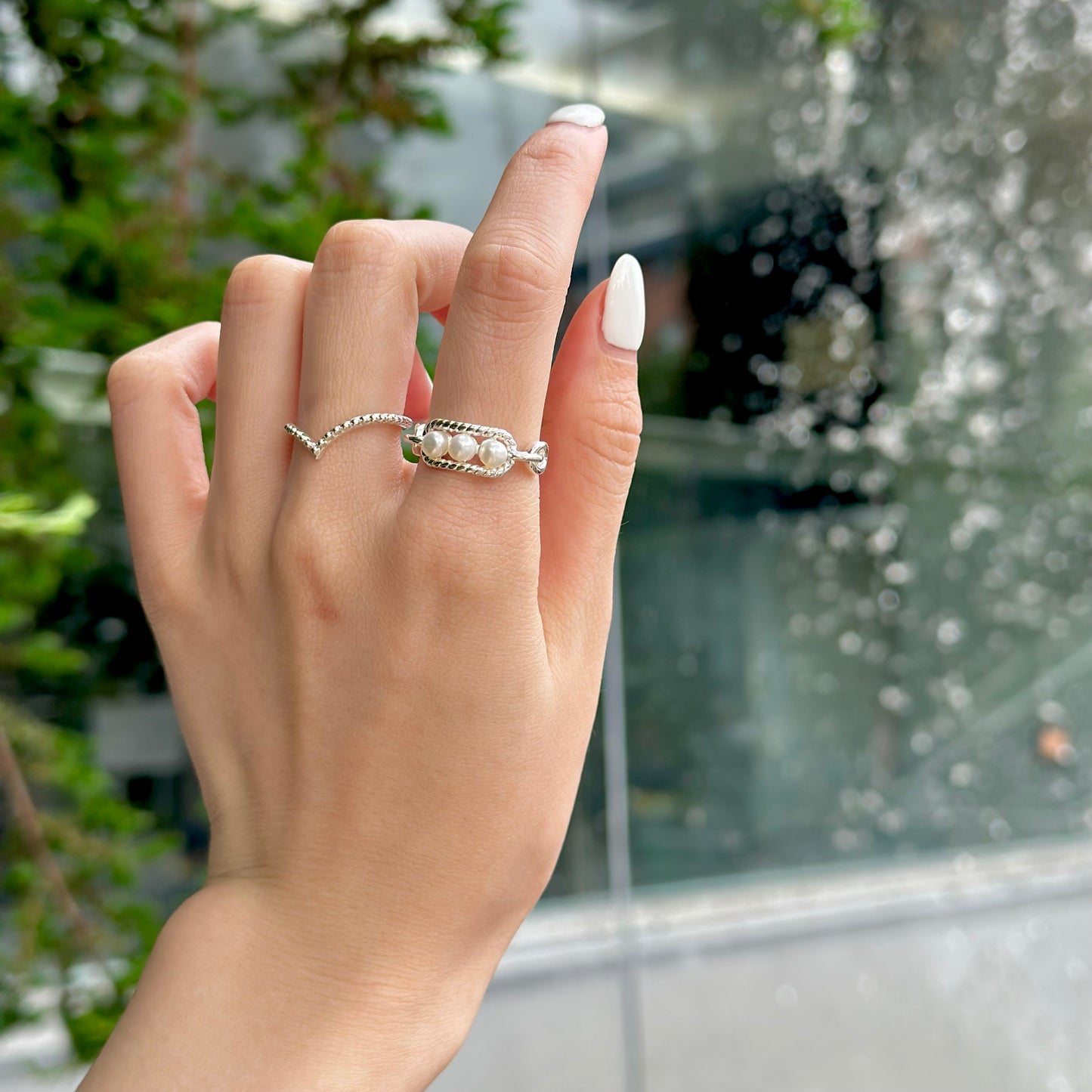 Pearl design ring 4