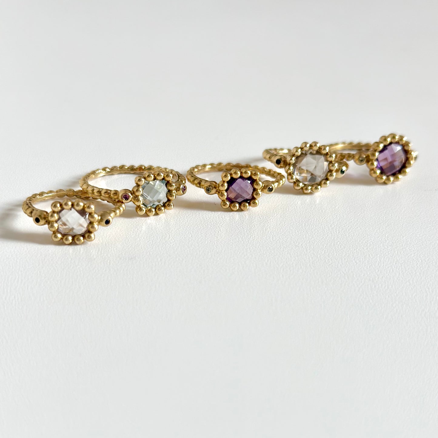 【Bijumam poco】Brass tsubu design ring