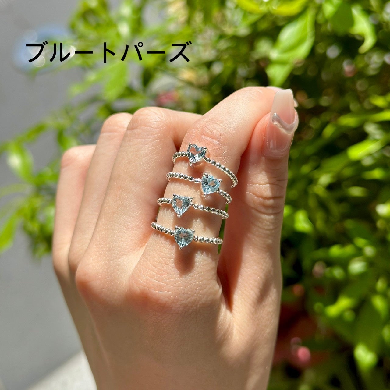 Silver925 Heart petit ring 2