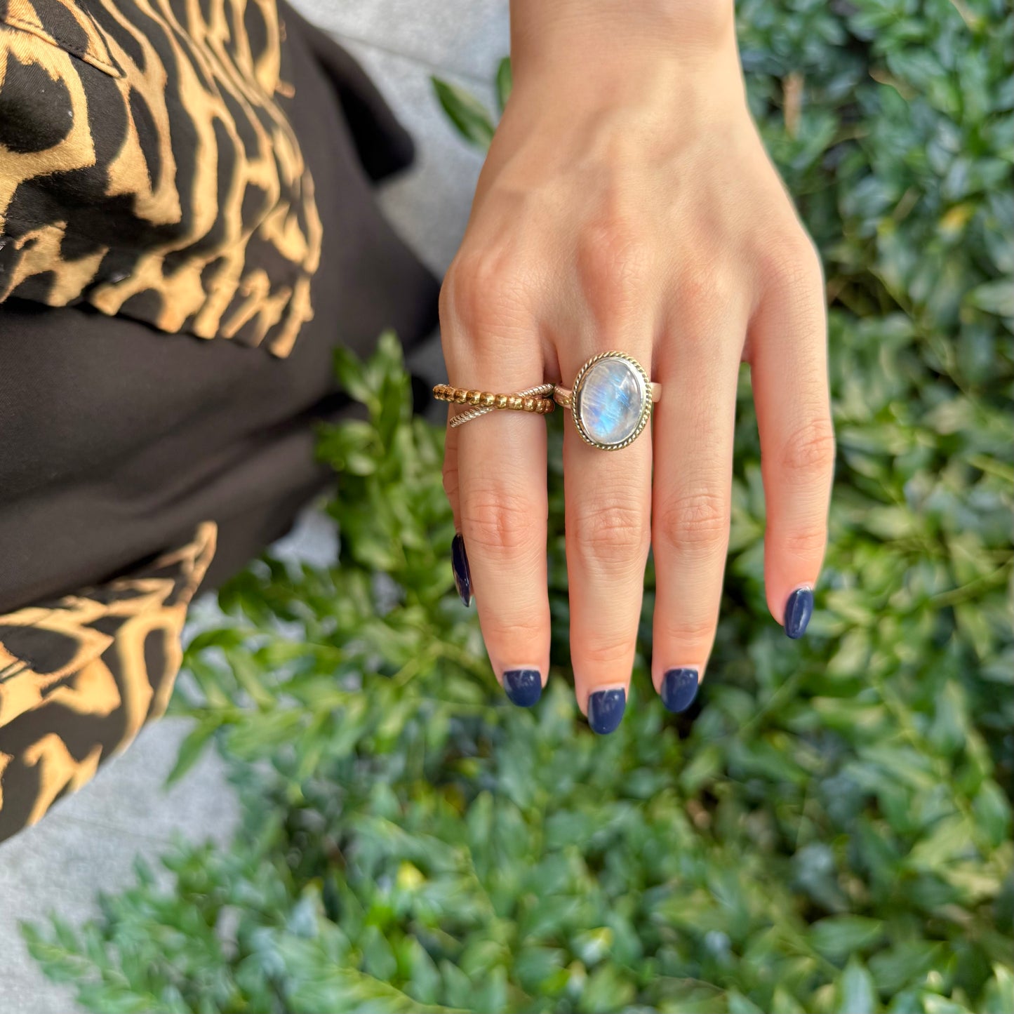Silver925×Brass design ring 9