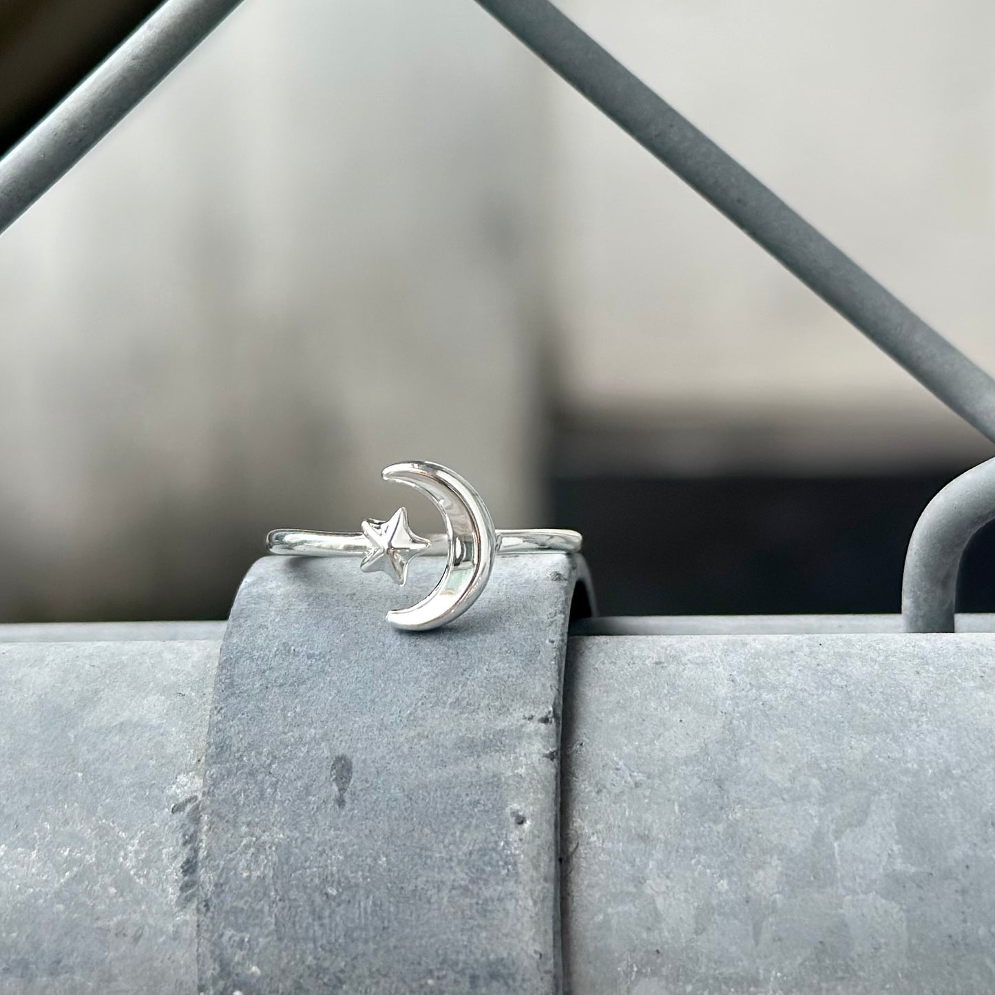 Moon&Star plain ring