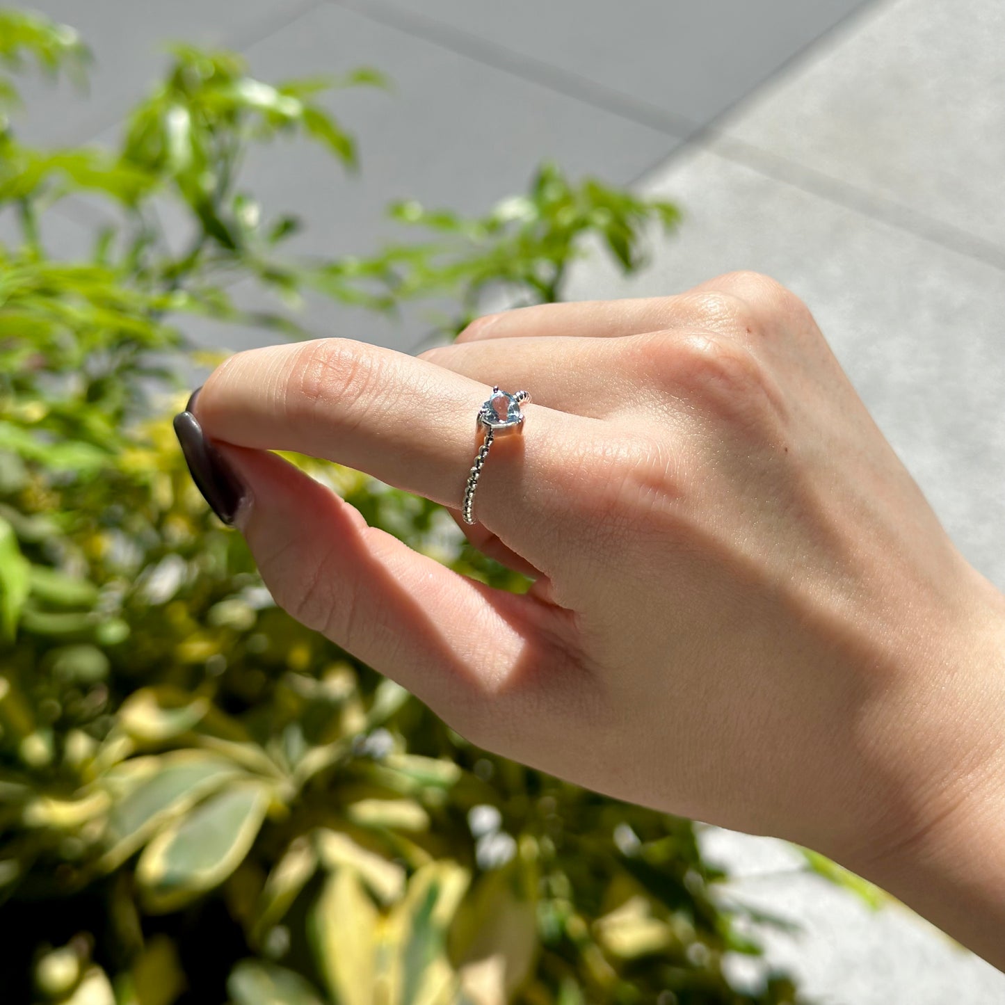 Silver925 Heart petit ring 2