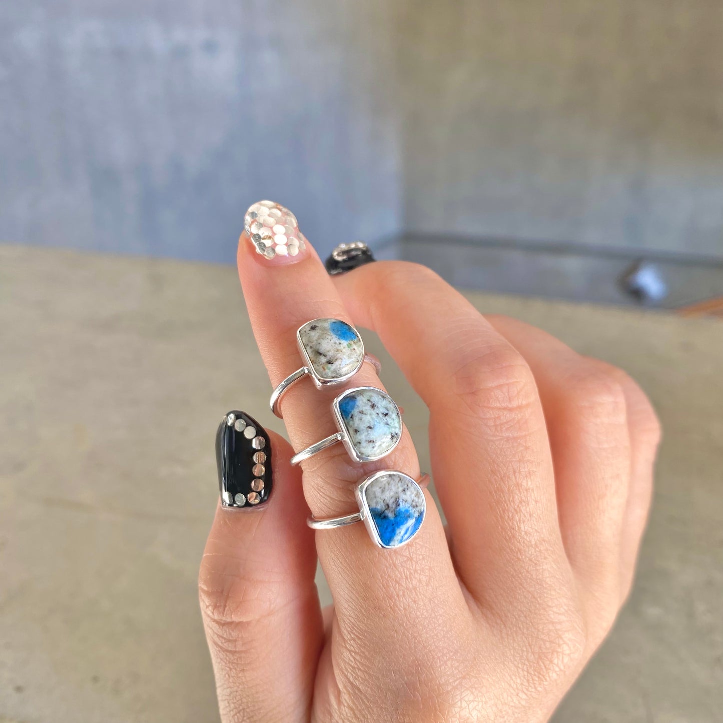 Silver925 1stone ring 8