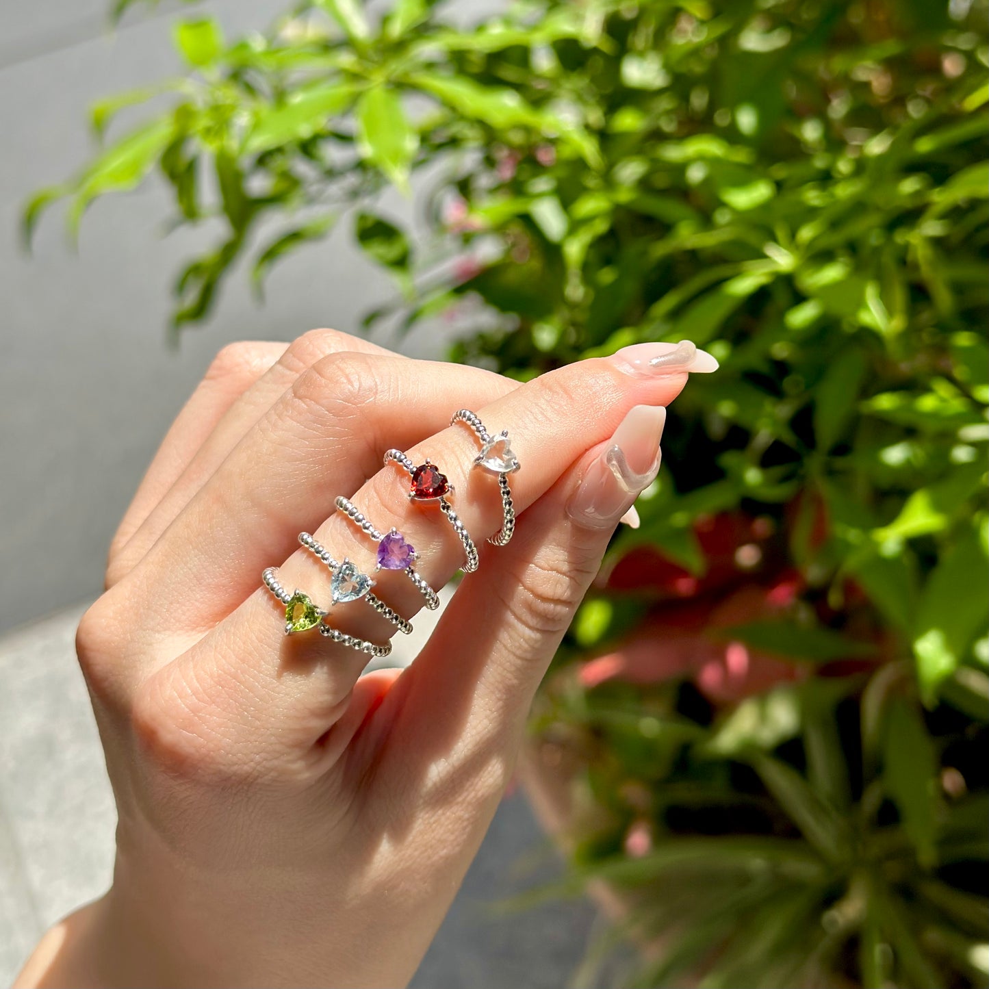 Silver925 Heart petit ring 2