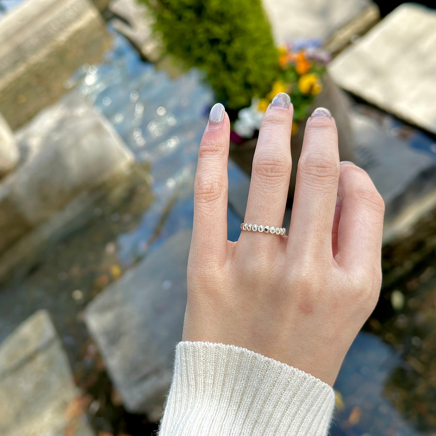Silver925 plain ring 4