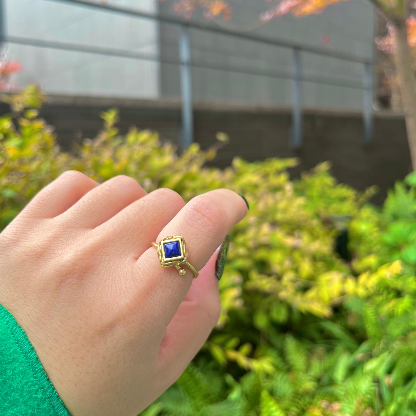 Brass design ring