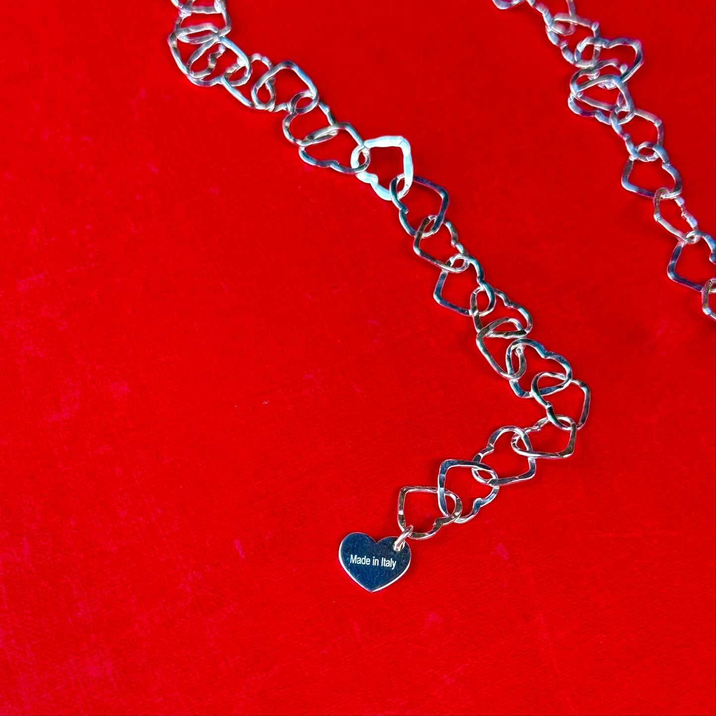Italian chain necklace〈Heart〉1