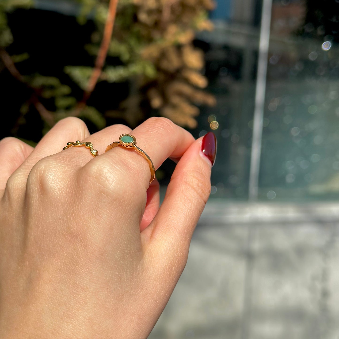 Brass petit ring 50