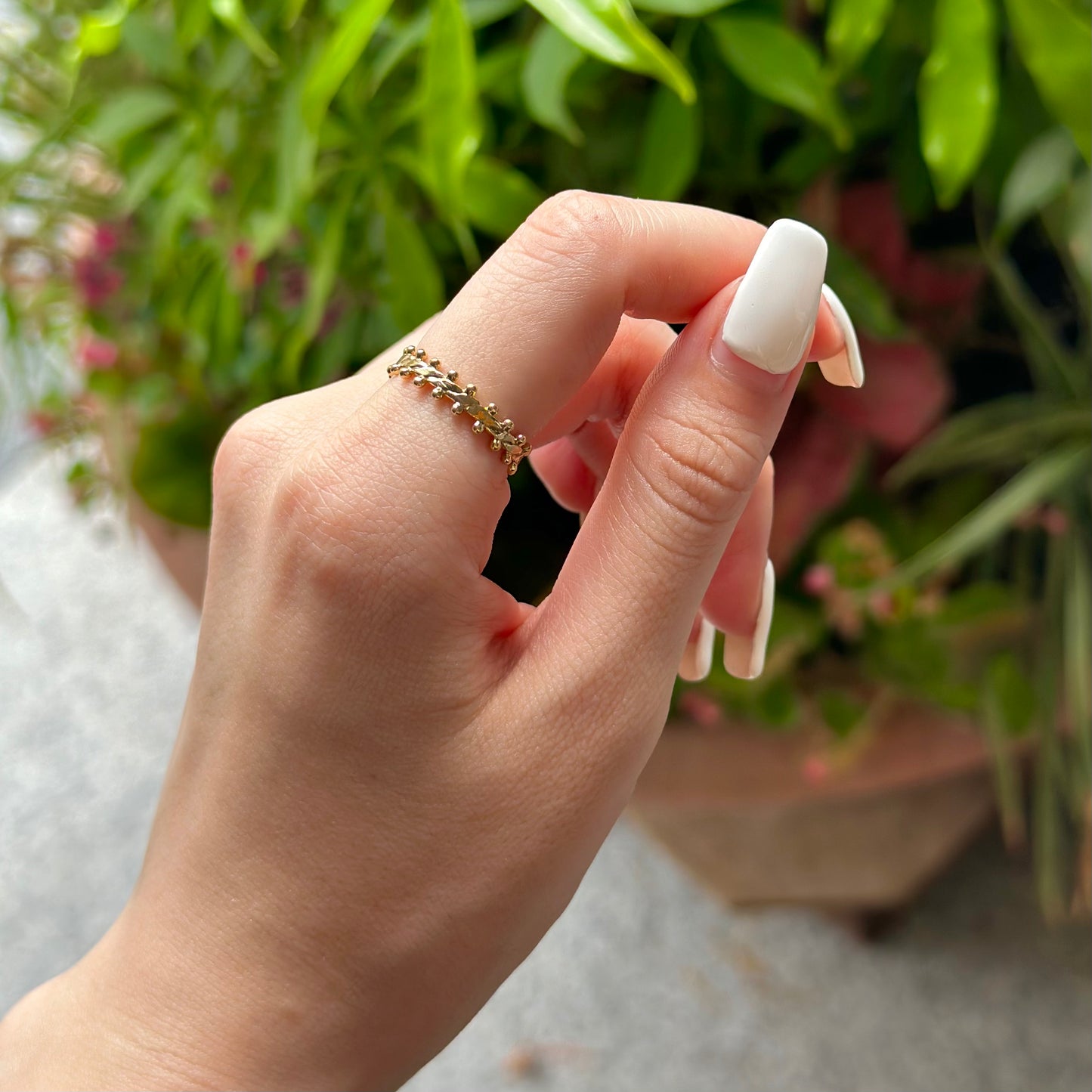 Brass plain ring 15