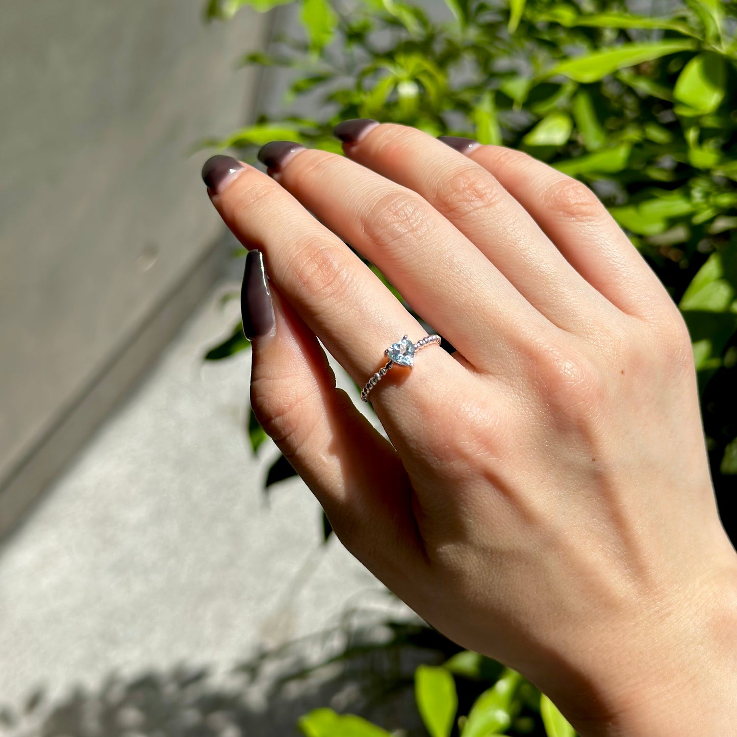 Silver925 Heart petit ring 2