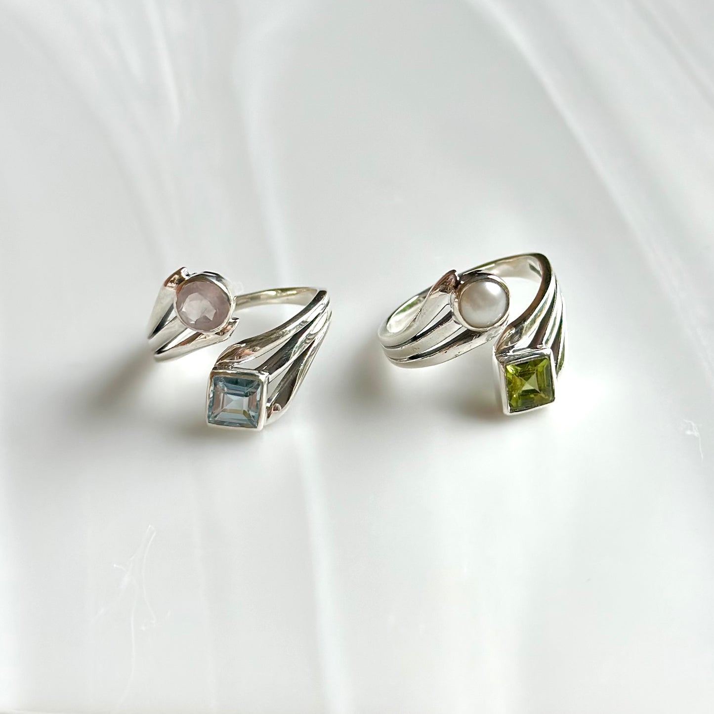 Silver925 2stone ring 13