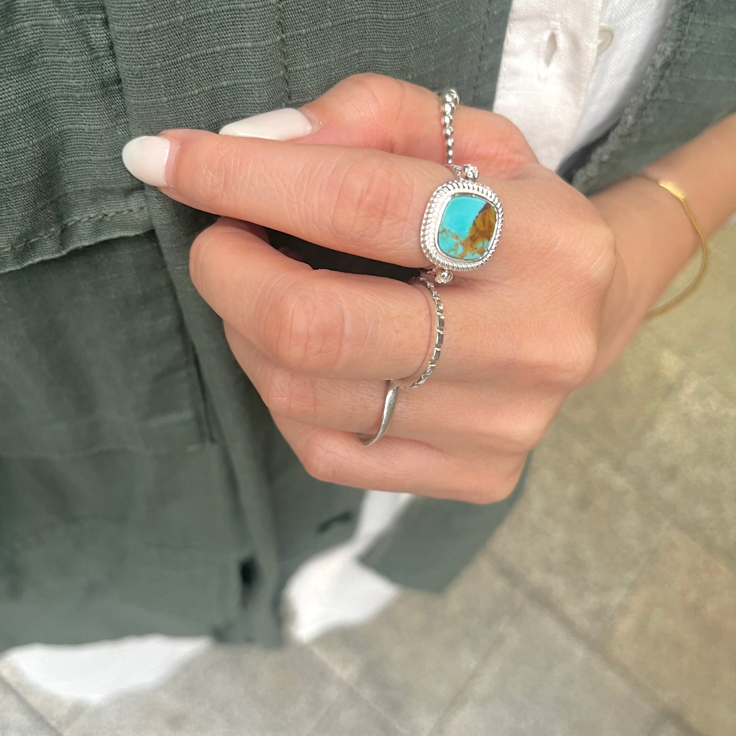 Silver925 design ring 36